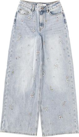 Self Portrait Wide Leg Jeans-Donna