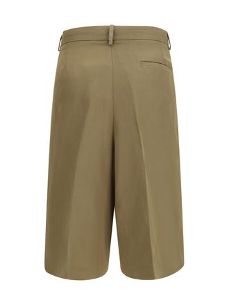Fabiana Filippi Womens Pleated Pants Fango Viscose Trousers