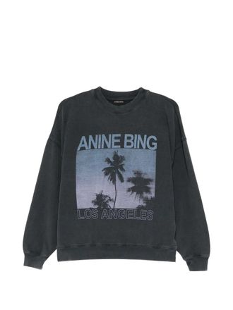 Anine Bing Miles Sweatshirt Palms