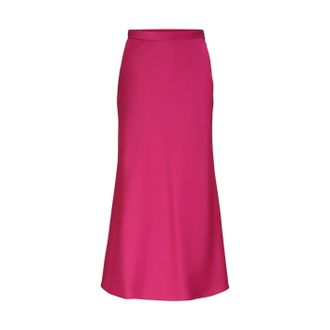 HUGO BOSS Dames Vinarea Effen Bodycon Tube Rok (Heldere Roze)