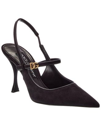 Dolce & Gabbana Suede & Leather Pump