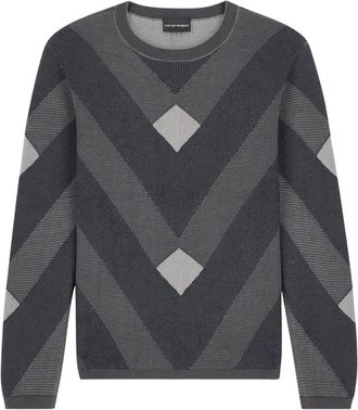 Emporio Armani Round-neck Truien - Heren - Ronde hals truien - Veelkleurig - 2XL - Truien & Vesten