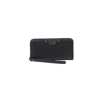 Guess Zwarte Portemonnee- Lente/Zomer Collectie - Dames - Portefeuilles - Zwart - ONE Size - Accessoires