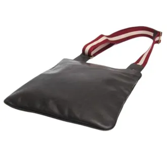 Bally Pre-owned Trainspotting Sacoche - Heren - Pre-owned - Bruin - Maat: ONE Size Leer