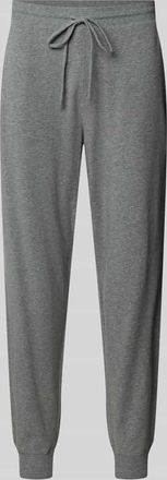 Joop Sweatpants mit elastischem Bund und Tunnelzug in Mittelgrau Melange, Größe XXL