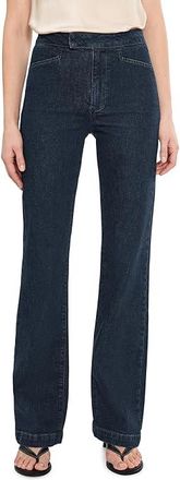 Paige Stevie Bootcut Trousers Jolene Pockets in Ballast Womens Jeans Ballast : 28 34.5, Cotton/Denim/Elastane