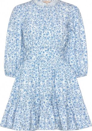 byTiMo Womens Poplin Mini Dress In Azuremeadow