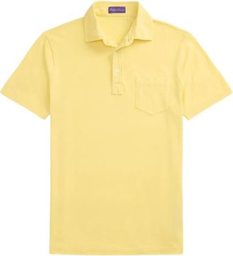 Ralph Lauren Purple Label Polo con tasca - Giallo