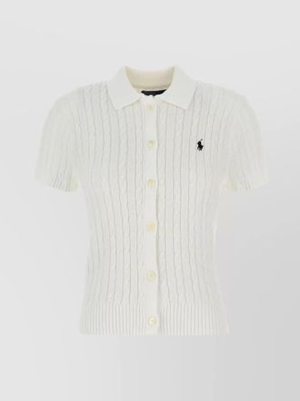 Polo Ralph Lauren cable knit short sleeve cardigan