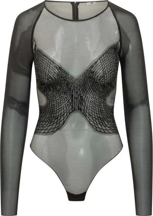 Elisabetta Franchi Mujer, Camisetas, Negro, Talla: S