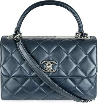 Chanel Trendy CC Small Navy Flap Bag