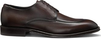 HUGO BOSS Mens Derrek Derb Bupi Lace-Up Oxfords in Dark Brown - Size UK 9.5