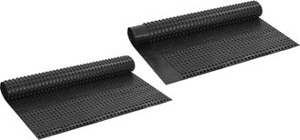 vidaXL Hoja De Drenaje Acanalada 2 Uds. Negro 1 X 20 M Hdpe Vidaxl