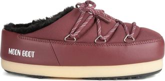 Moon Boot lace-up mule boots - unisex - Polyamide/Polyurethane/Polyester/Synthetic Rubber - 43/44 - Red
