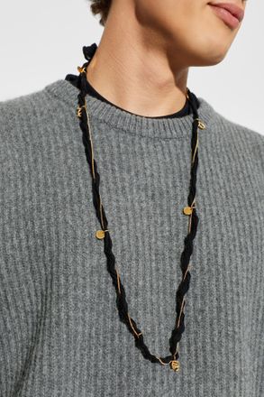 Jil Sander Long Necklace, Mens, Gold