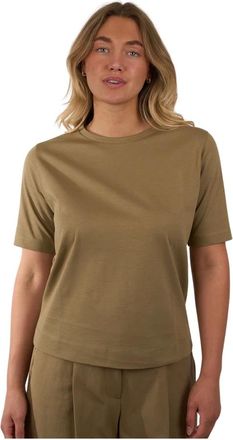 Luisa Cerano Tops, Dames, Groen, S, Katoen, Shirt