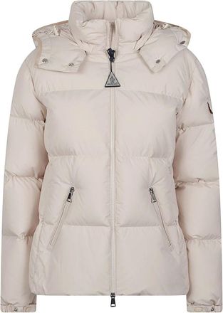 Moncler Jassen, Dames, Beige, M, Fourmines Down Jacket