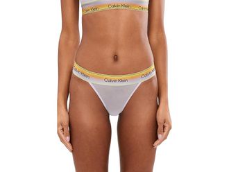 Calvin Klein Underwear Icon Mesh String Thong Womens Underwear Lafayette Lavender : MD (US 8-10), Elastane/Nylon