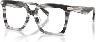 Michael Kors 53mm Square optical glasses in Black at Nordstrom