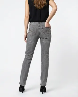Brunello Cucinelli Skinny Fit Cotton Blend Jeans - Gray