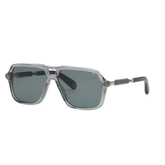 Philipp Plein Spp227 Sunglasses - male - Philipp Plein - Sunglasses - Gray - 61 MM - Accessories