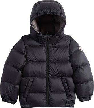 Moncler Kids New Macaire Down Puffer Jacket in Black at Nordstrom, Size 12-18M