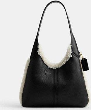 Coach Brooklyn Shoulder Bag 28 In Shearling