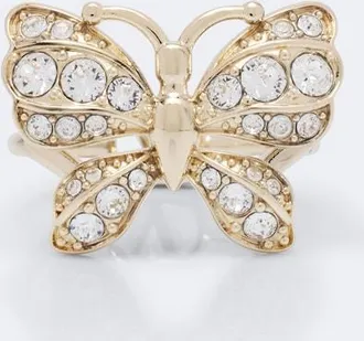 Valentino Garavani Anillo Flutterby adornado con Swarovski