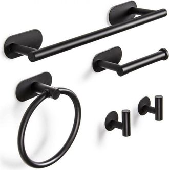 OEM Juego De 5 Piezas De Toallero Para Ba&ntilde;o, Soporte Para Toallas, Portarrollos De Papel Higi&eacute;nico, Aro Para Toallas, Gancho Para Toallas, Barra Para Toal