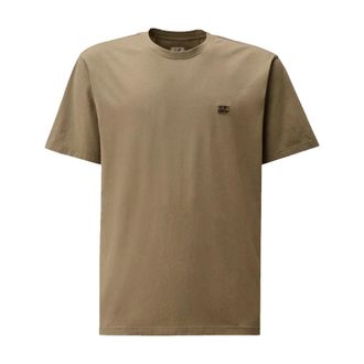 C.P. Company Jersey Logo Patch Tee Fallen Rock-S