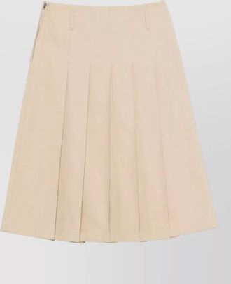 A.P.C. pleated midi skirt