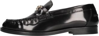 Versace Medusa 95 Leren Loafers - Dames - Loafers - Zwart - 36 EU - Leer - Schoenen
