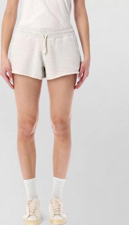 Golden Goose fleece cotton shorts relaxed fit hem