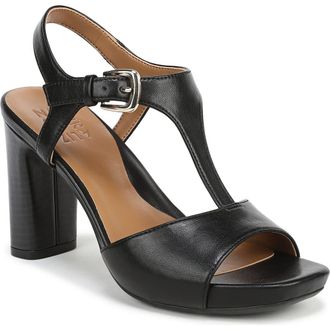 Naturalizer Marlowe T-Strap Sandal in Black at Nordstrom Rack, Size 6.5