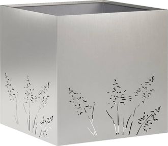 vidaXL Macetero De Jard&iacute;n Plateado 50 X 50 X 49 Cm Acero Inoxidable Vidaxl