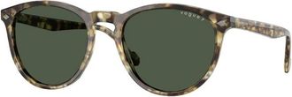 Vogue Eyewear Authentieke Stijlvolle Brillen- Premium Kwaliteit! - unisex - Zonnebrillen - Bruin - 53 MM - Accessoires