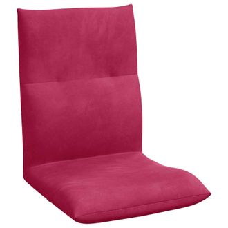 vidaXL Sill&oacute;n Ajustable Rojo Vino Terciopelo Vidaxl