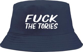 Generic Fuck The Tories Bucket Hat (Navy)