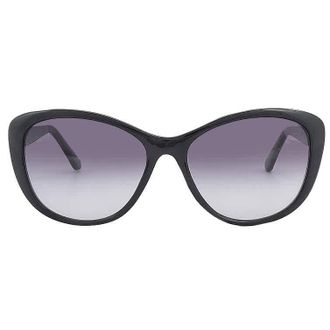 Calvin Klein Grey Butterfly Ladies Sunglasses CK19560S 001 57