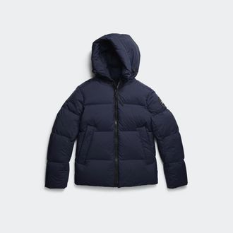 Canada Goose Crofton Puffer EnduraLuxe Black Label (Men, Atlantic Nvy, XS)