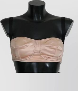 Dolce & Gabbana silk balconette bra