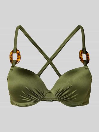 Dorina Bikini-Oberteil mit Zierelementen Modell GUARANA in Oliv, Gr&ouml;&szlig;e 75B