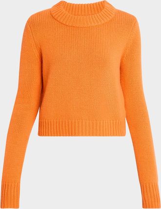 La Ligne Wool Cashmere Solid Mini Marin Sweater