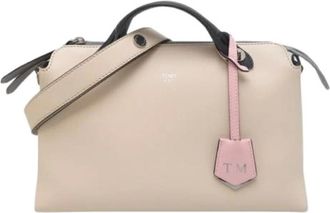 Fendi Pre-owned Handbags, female, Beige, Size: ONE SIZE Pre-owned Vintage Leather Handbag