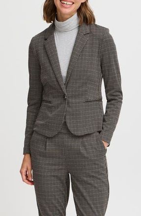 b.young Rowan Blazer in Black Mix at Nordstrom Rack, Size 12 Us / 44 Eu