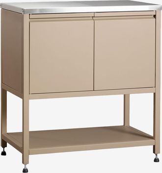Sklum M&oacute;dulo De Almacenaje Para Cocina Modular De Exterior En Acero Savona Sklum