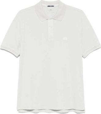 C.P. Company Polo con logo - Blu