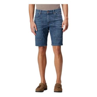 Jeckerson Denim Shorts, male, Blue, Size: W38 Jayden - Bermuda with padded comfort denim in dark blue