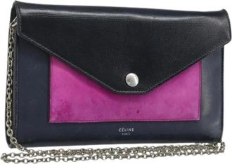 Celine Pre-owned Vintage Schoudertas - Dames - Vintage Clutch - Veelkleurig - ONE Size - Leer - Vintage