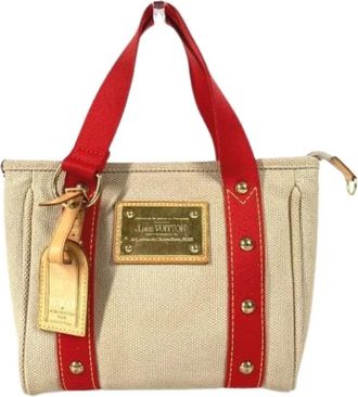 Louis Vuitton Pre-owned Handbags, female, Beige, Size: ONE SIZE Pre-owned Vintage Tote Bag